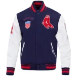 Boston Red Sox Retro Classic Wool & Leather Varsity Jacket