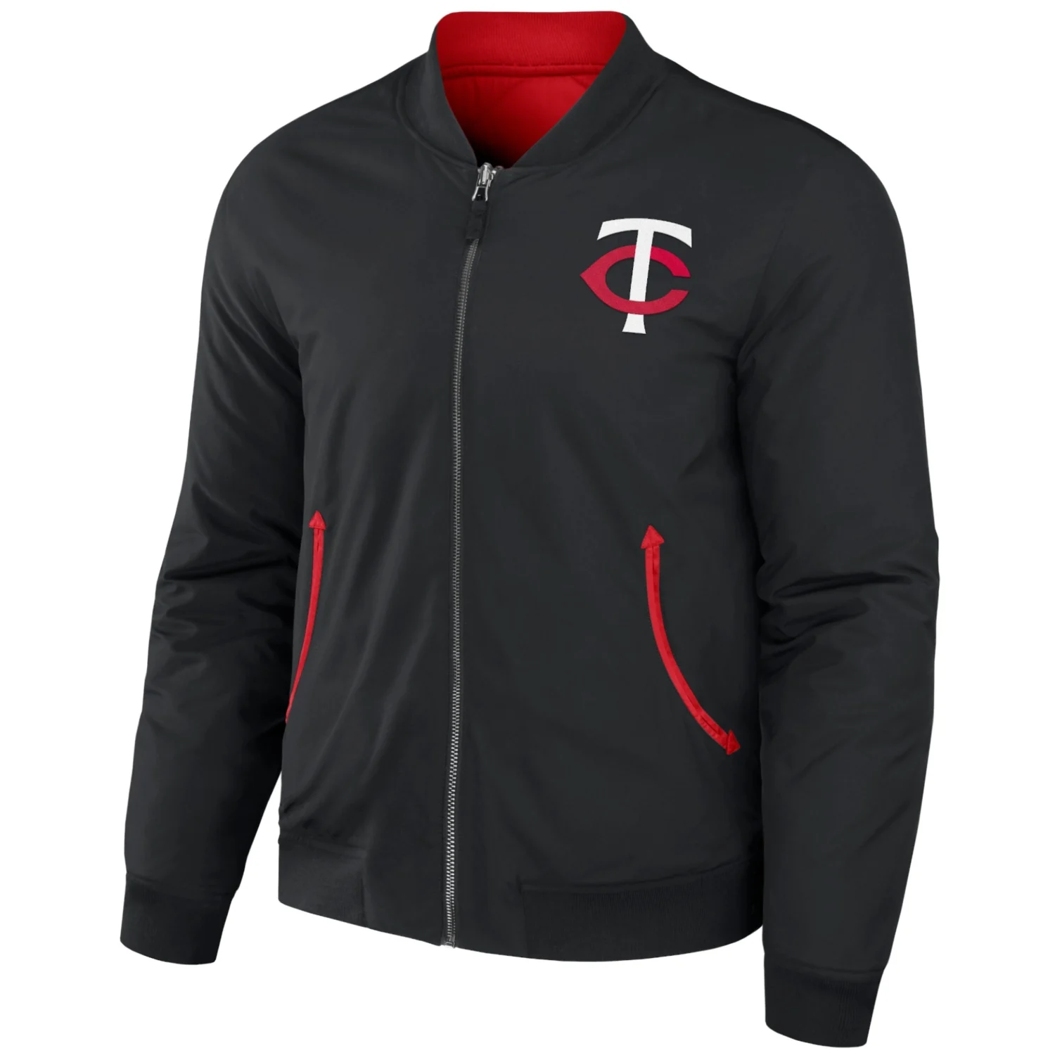 Minnesota Twins Darius Rucker Reversible Full Zip Bomber Varsity Jacket TeamJacketShop