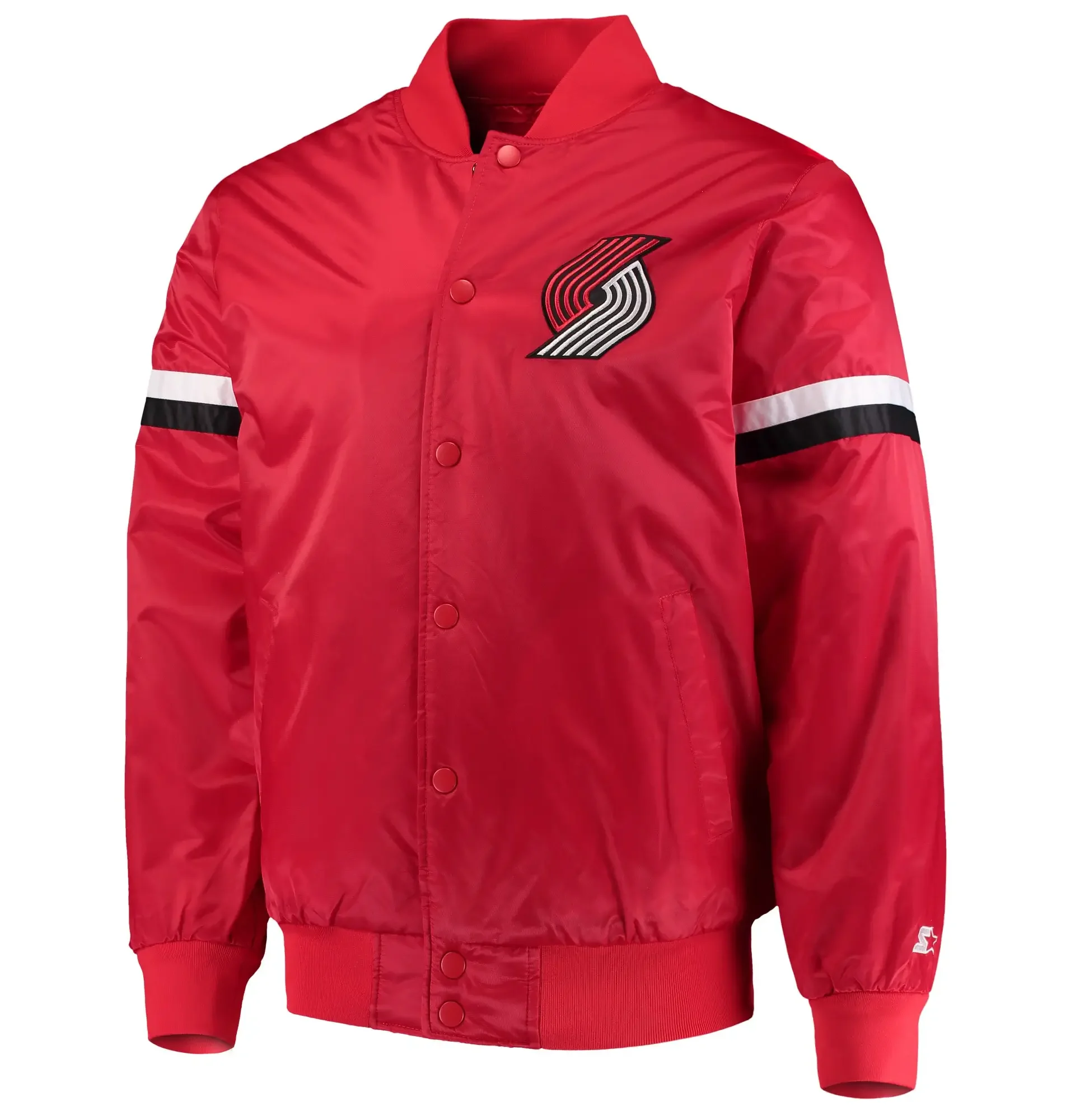 Portland-Trail-Blazers-Red-Varsity-Jacket-team jacket 1