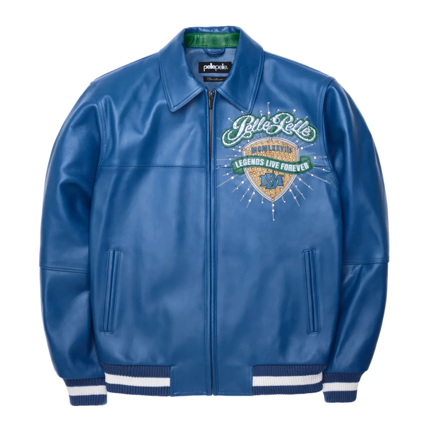 Royal Legacy Blue Leather Jacket – Pelle Pelle Inspired Masterpiece 1