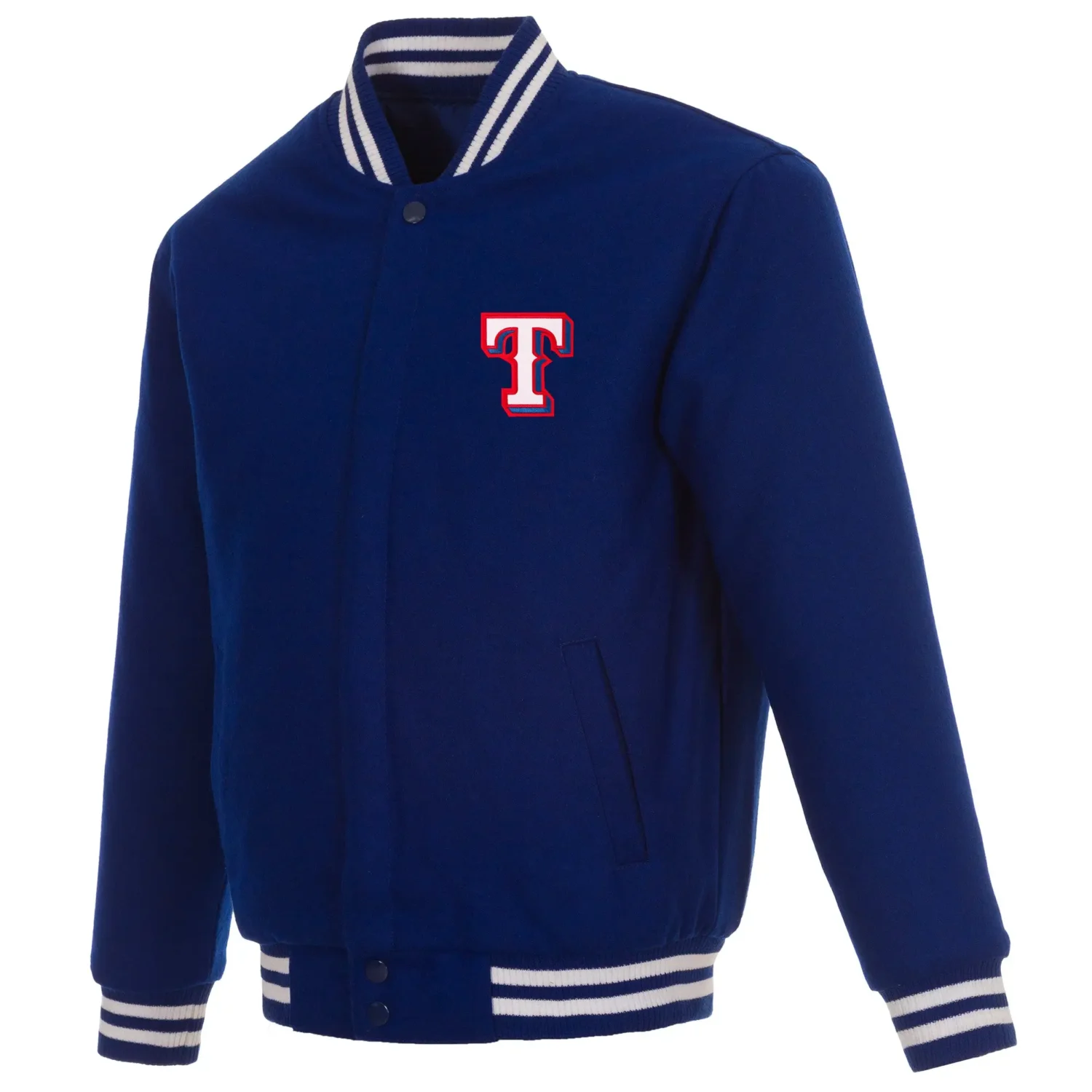 Texas Rangers Baseball Team Players Wool Varsity Jacket team jacket 3