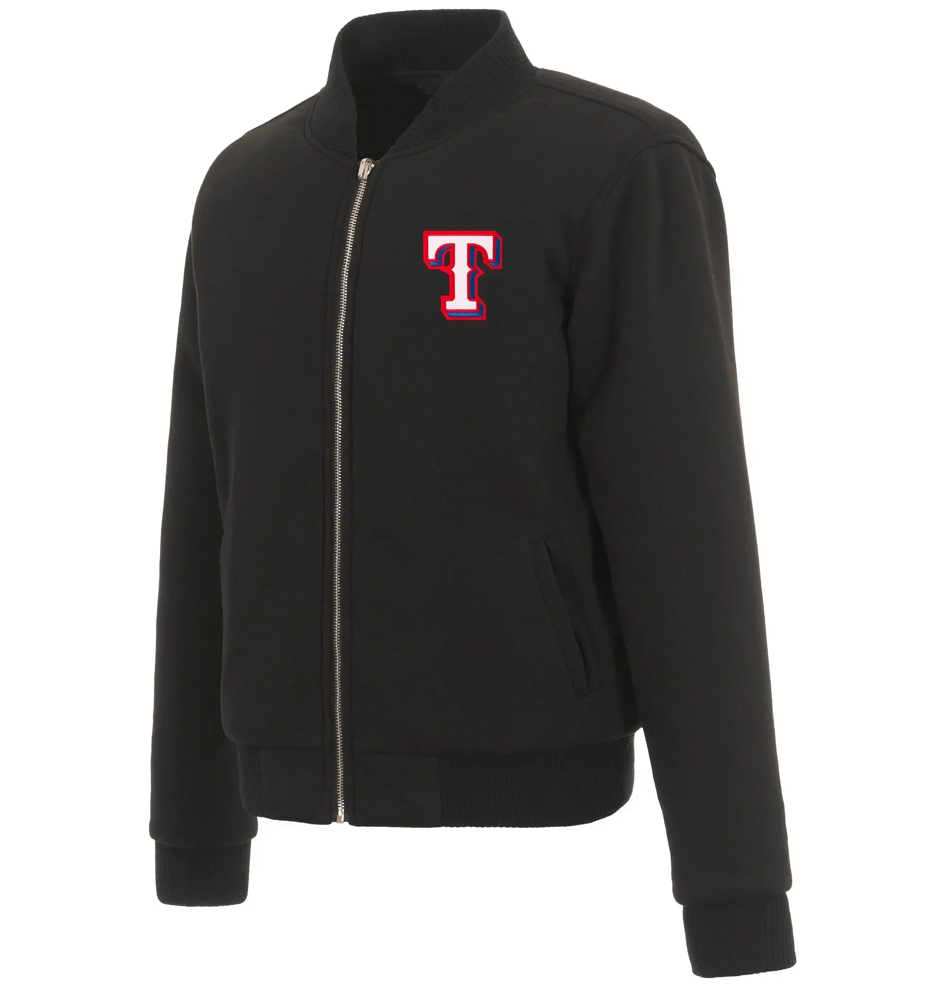 Texas-Rangers-Classic-Rib-Black-Wool-Varsity-Jacket-team jacket 1