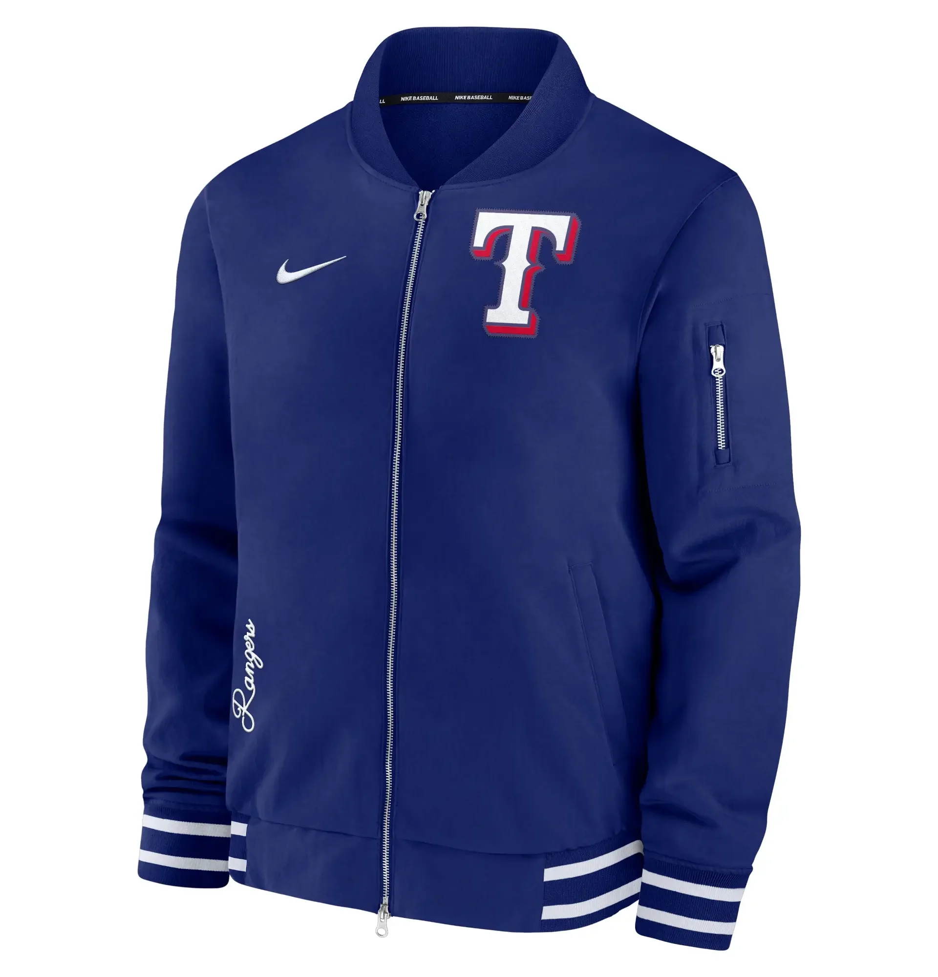 Texas-Rangers-Royal-Authentic-Full-Zip-Bomber-Varsity-Jacket-team jacket 1