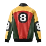 8Ball Tri Color Leather Jacket