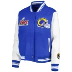 Los Angeles Rams Mash Up Super Bowl Varsity Jacket