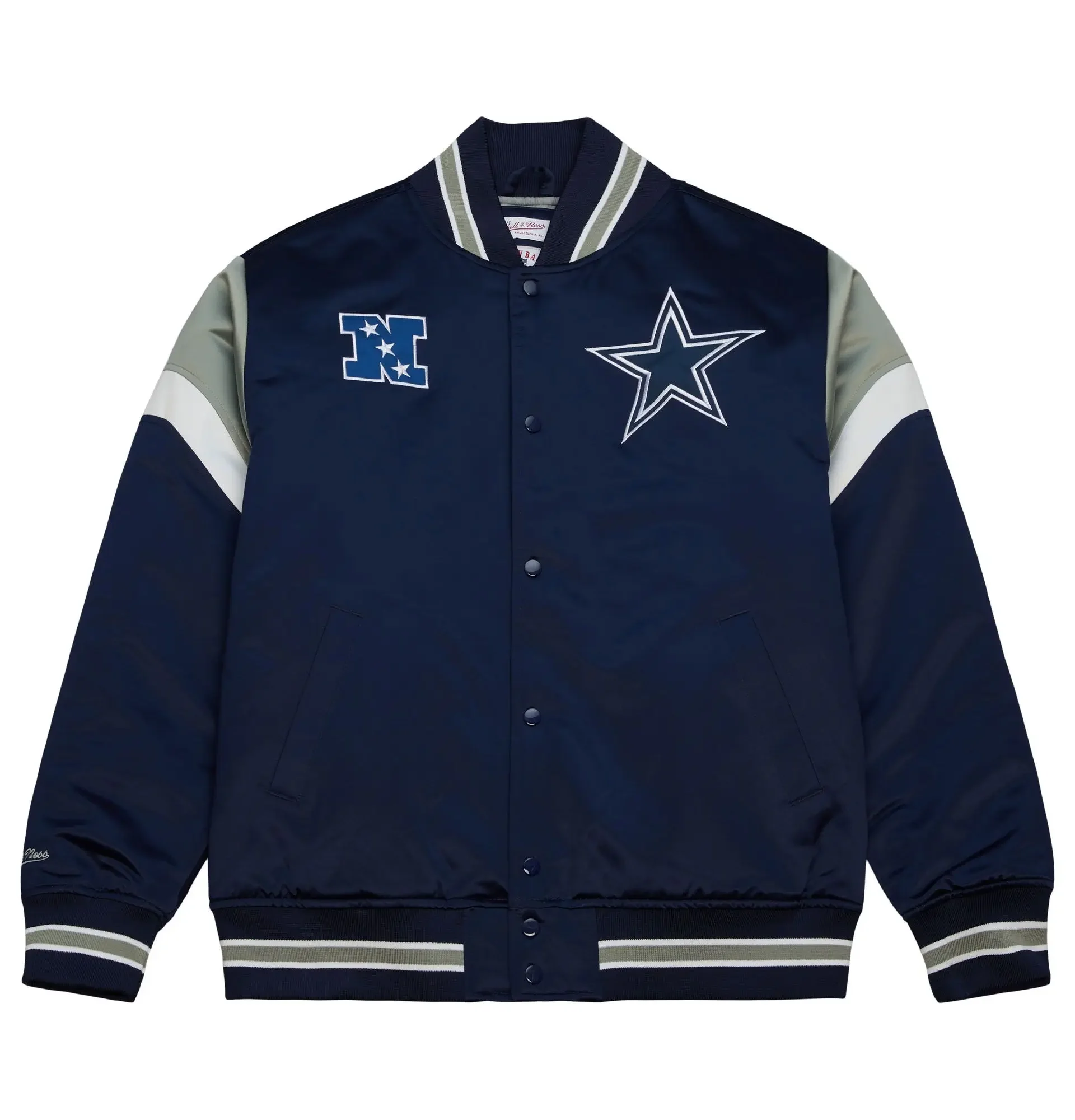 Dallas Cowboys Blue Varsity Jacket 3