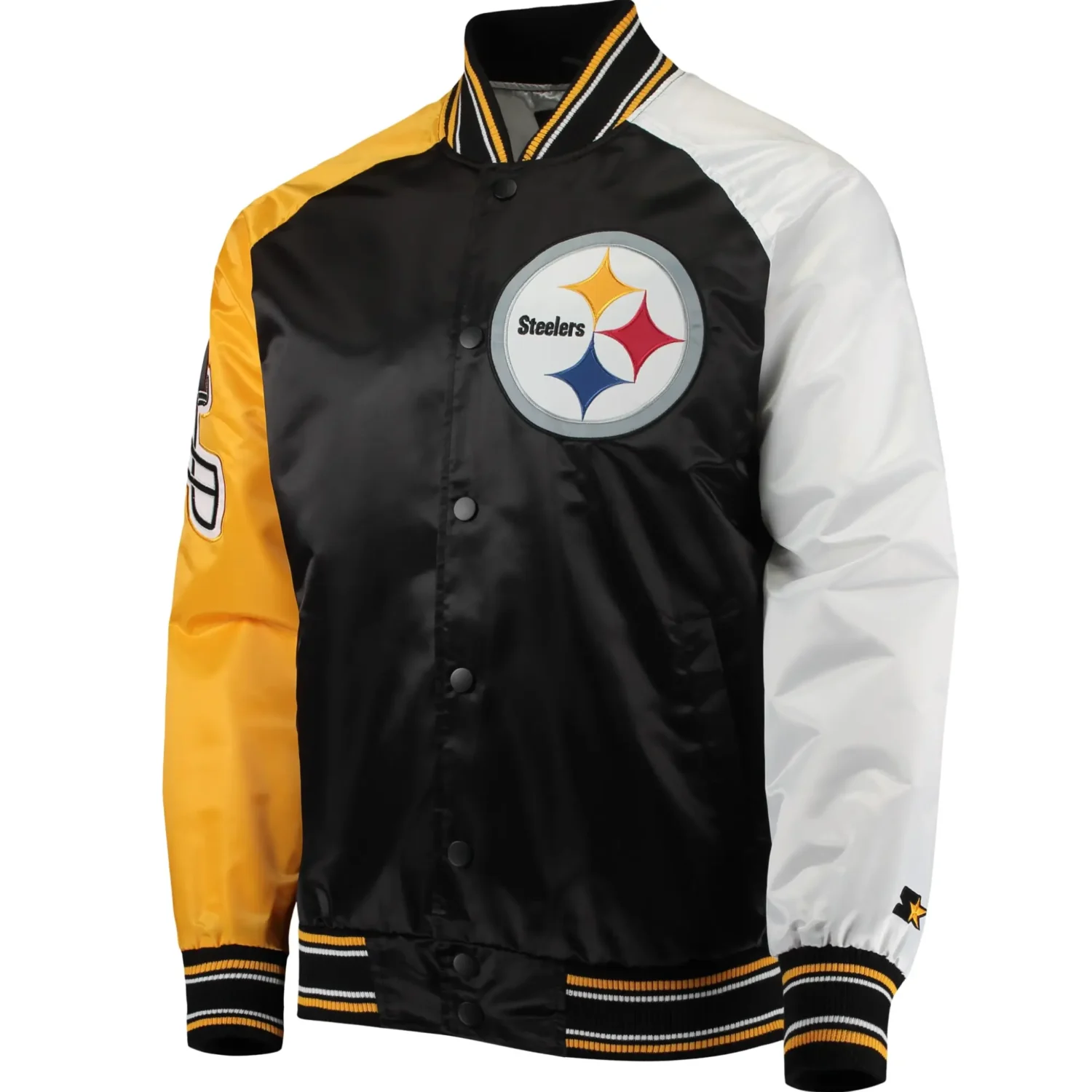 Pittsburgh Steelers Team Players Satin Varsity Jacket 1 1